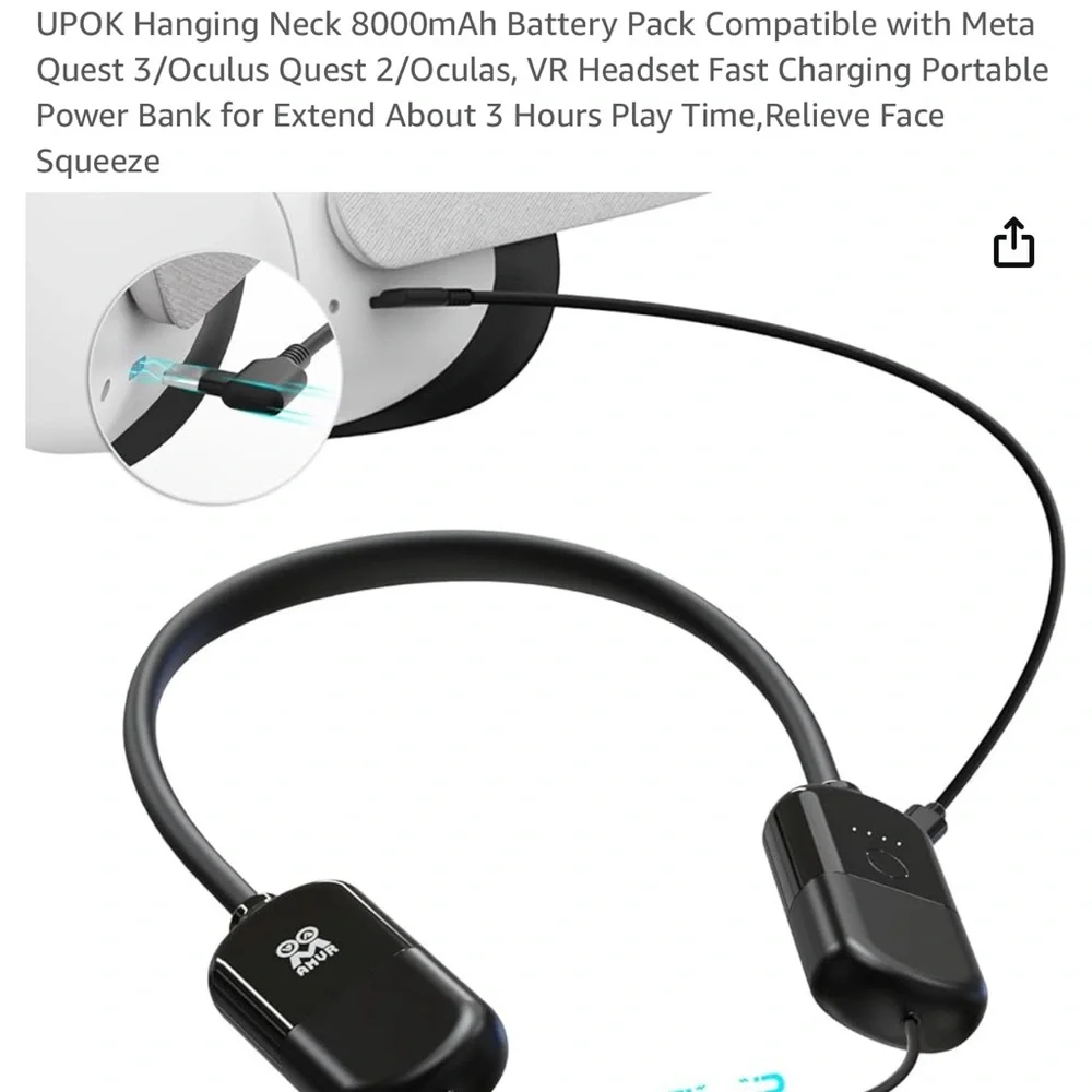 Neck power bank